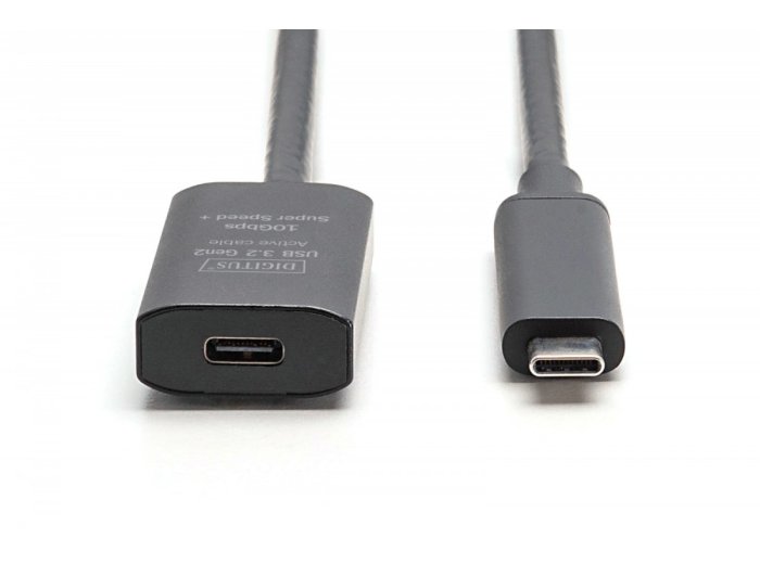 Kabel przedłużający aktywny USB-C - USB-C, USB 3.2 Gen2, 10Gbps, 5m