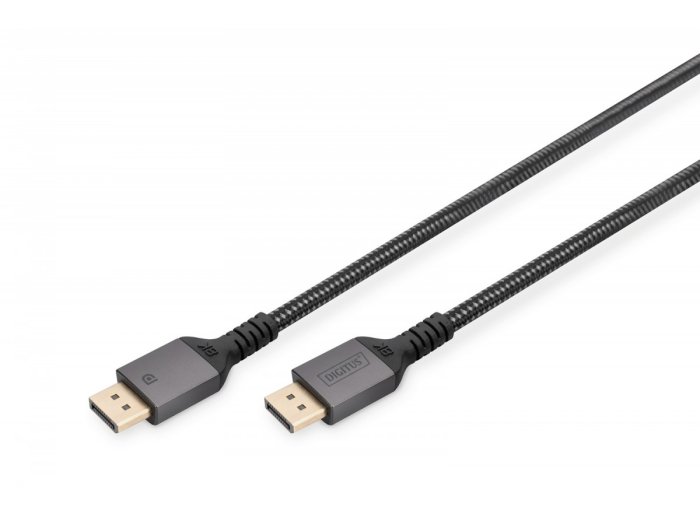 Kabel połączeniowy PREMIUM DisplayPort 8K60Hz UHD DP/DP M/M 1m Czarny