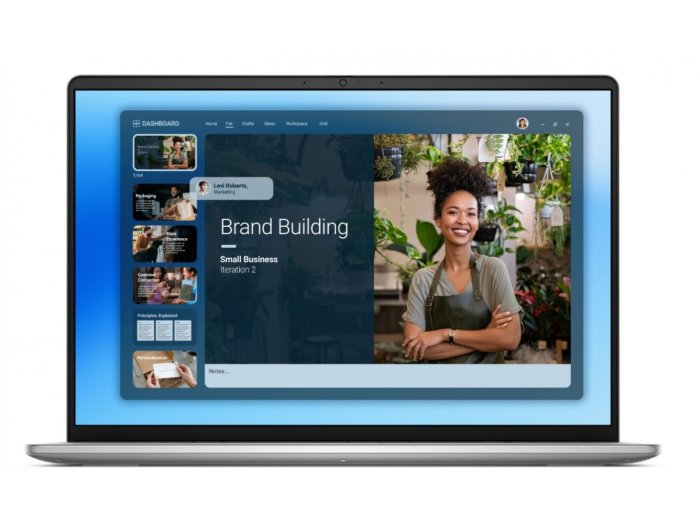 Laptop Dell 16 DC16251 W11P C7-150U/16GB/1TB/16.0 FHD+/GF MX 570A/FgrPr/WLAN + BT/Backlit Kb/4 Cell/3YPS Platinum Silver