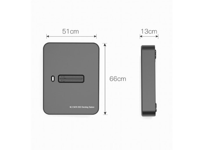 Stacja dokujaca dysków M.2 SATA i NVME USB-C