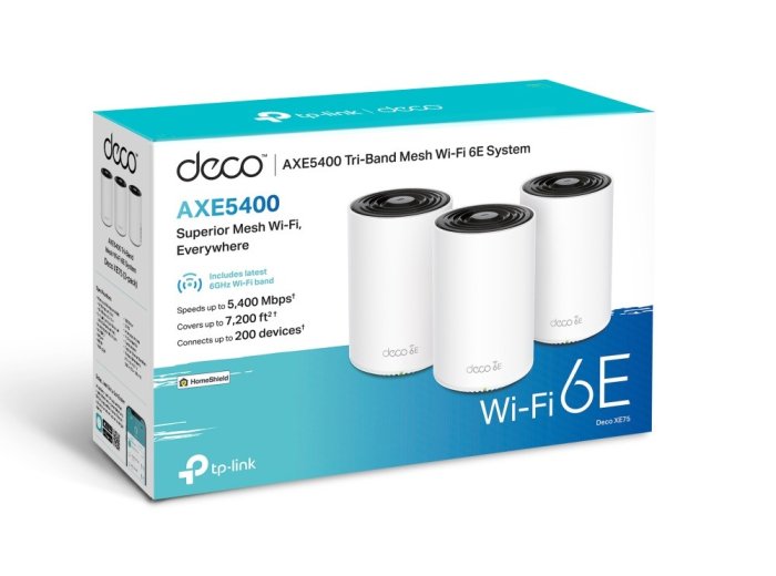 Router Deco XE75(3-pack) System WiFi 6E AXE5400