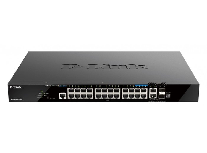 Switch Smart DGS-1520-28MP 20xGE PoE 2x2.5GE 2x10GE 2xSFP