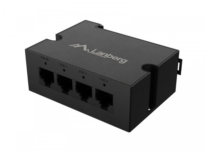 Przełącznik Din-Ge4-Bt-90w 1xIn 3xOut 1GB PoE Extender Gigabit Ethernet Din Rail Bt 90W