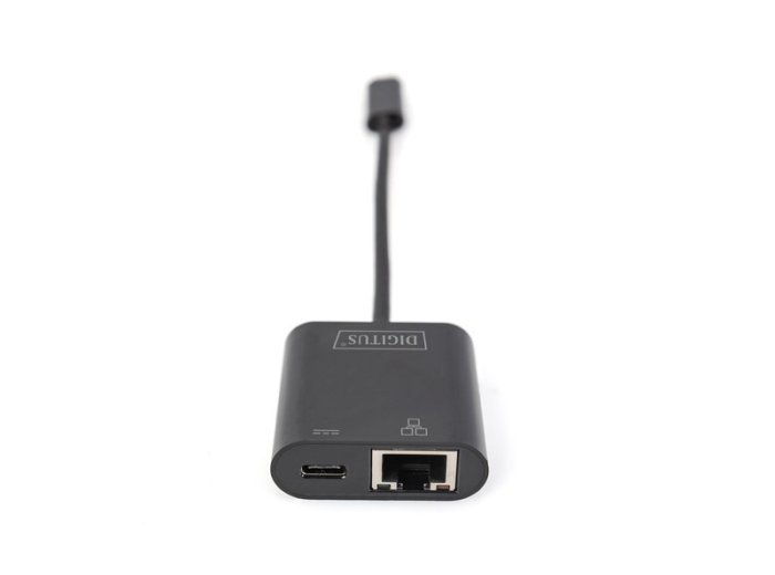 Karta sieciowa przewodowa USB 3.0 Typ C do RJ45 Gigabit Ethernet oraz 1xUSB Typ C z PD 2.0