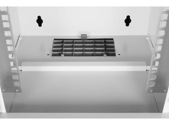 Szafa sieciowa wisząca 10 cali 9U, SOHO PRO 457 x 316 x 298 mm, nośność 60kg, drzwi szyba, niezłożona Szara