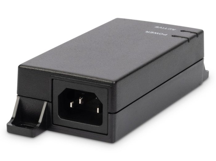 Zasilacz/Adapter PoE 802.3af, max. 48V 15.4W Gigabit 10/100/1000Mbps, aktywny