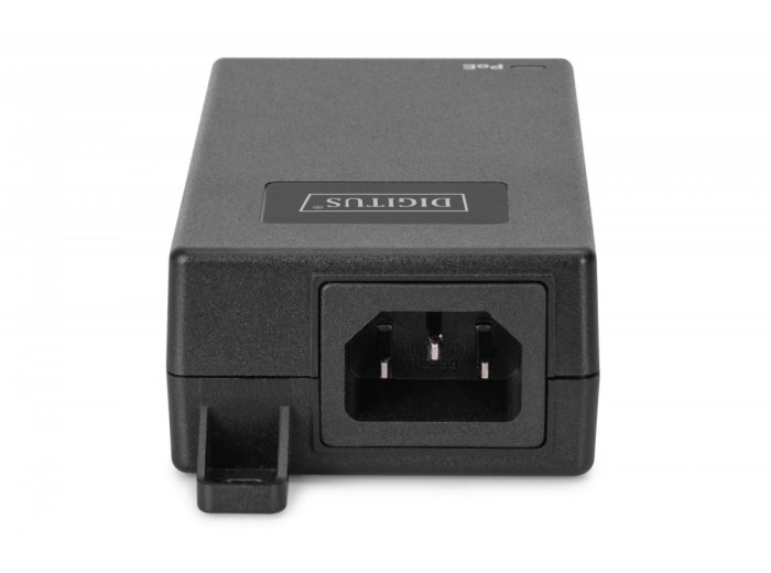 Zasilacz/Adapter PoE+ 802.3at aktywny max. 55V 30W 10/100/1000Mbps, transmisja do 100m
