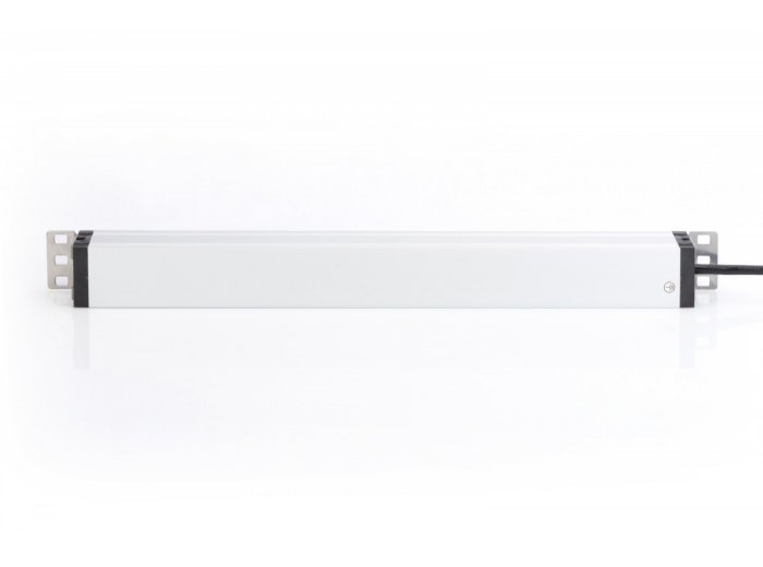 Listwa zasilająca PDU 19" Rack, 6x gniazdo schuko, 2.0m, 1x wtyk unischuko, 16A, wyłącznik nadprądowy, Profil aluminiowy