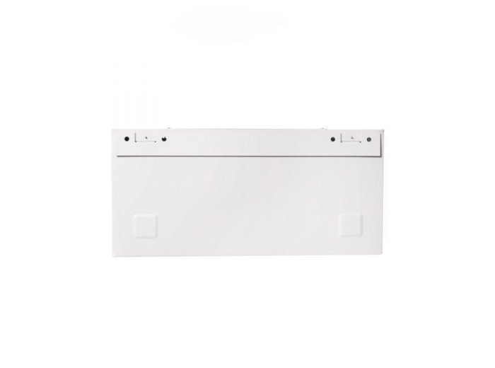 Szafa wisząca jednosekcyjna 19 4U 279/600/450mm, drzwi szklane, szara (RAL 7035), zmontowana