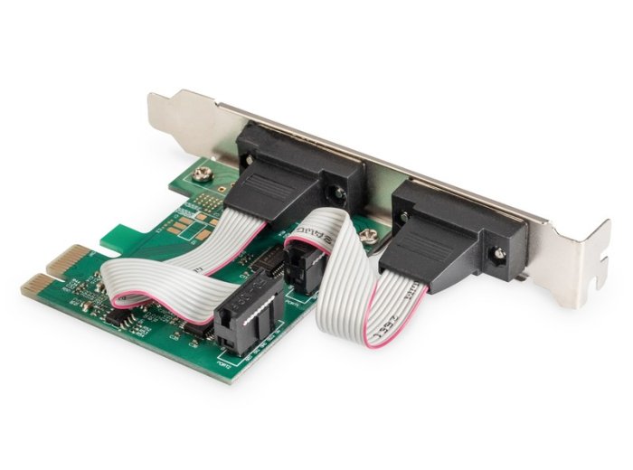 Karta rozszerzeń/Kontroler PCI Express RS232 Serial Port, 2xDB9, Chipset: ASIX99100