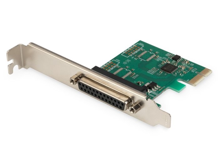 Karta rozszerzeń (Kontroler) LPT PCI Express, 1xDB25, Low Profile, Chipset: ASIX99100