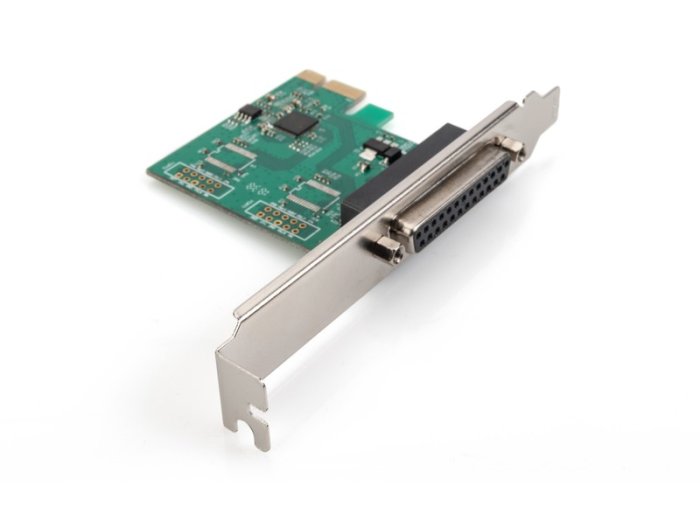 Karta rozszerzeń (Kontroler) LPT PCI Express, 1xDB25, Low Profile, Chipset: ASIX99100