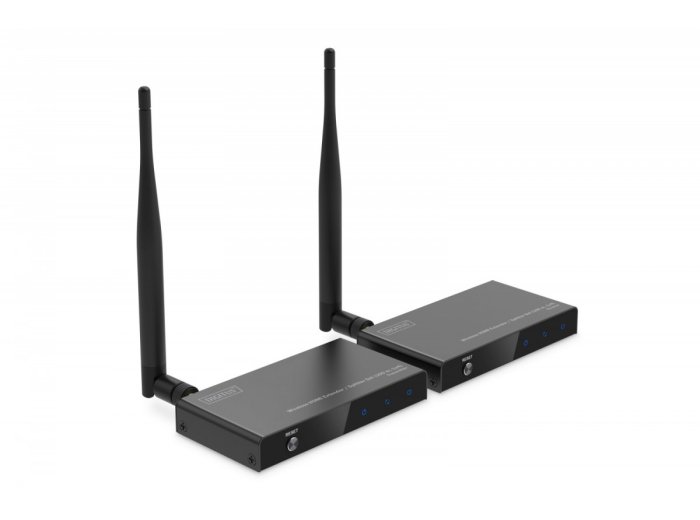 Przedłużacz/Extender splitter HDMI bezprzewodowy 100m 1080p 60Hz FHD 5GHz HDCP 1.3 (zestaw)