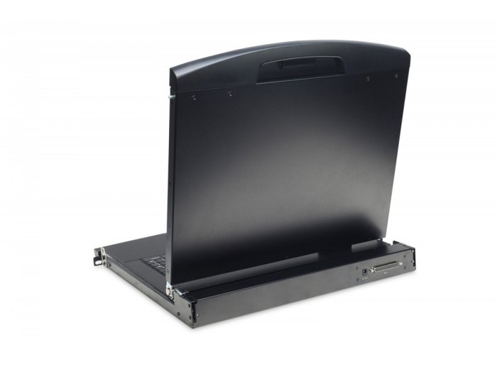 Konsola 17 LCD z touchpad KVM 8 portów 1U komplet kabli (8xDS-19231) klawiatura US