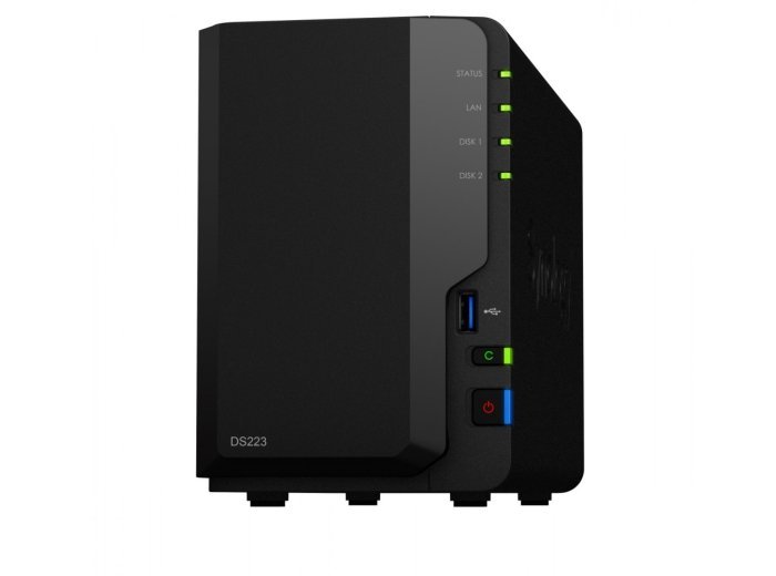 Serwer NAS DS223 2x0HDD 2GB 4x1.7Ghz 1xGbE 3xUSB