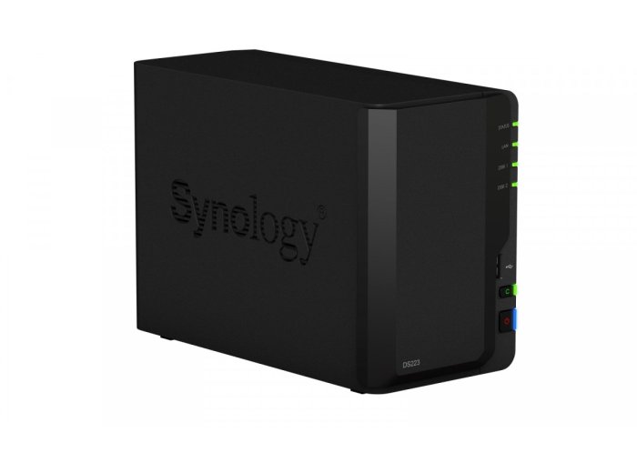 Serwer NAS DS223 2x0HDD 2GB 4x1.7Ghz 1xGbE 3xUSB