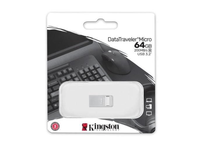 Pendrive Data Traveler Micro G2  64GB USB 3.2 Gen1