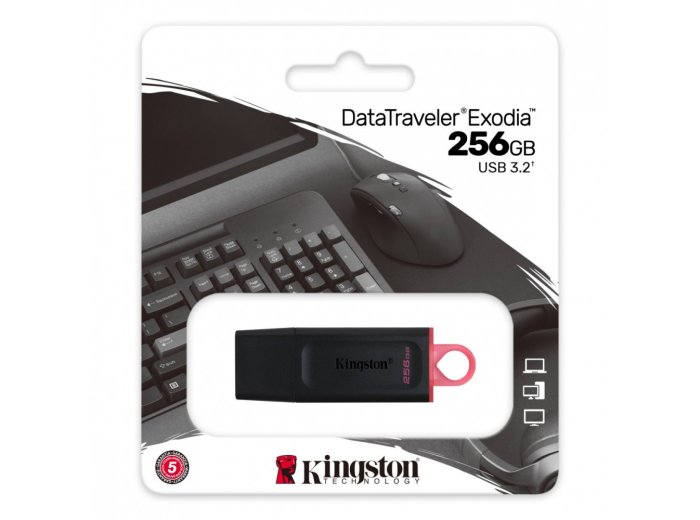Pendrive Data Traveler Exodia 256GB USB3.2 Gen1