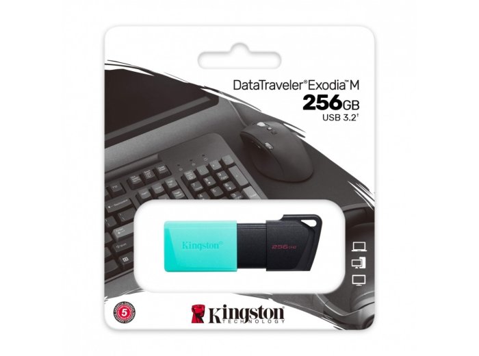 Pendrive Data Traveler Exodia M 256GB USB3.2 Gen1