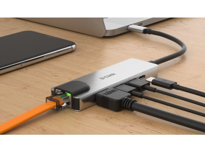 D-Link DUB-M520 HUB USB-C USB 3.0 HDMI