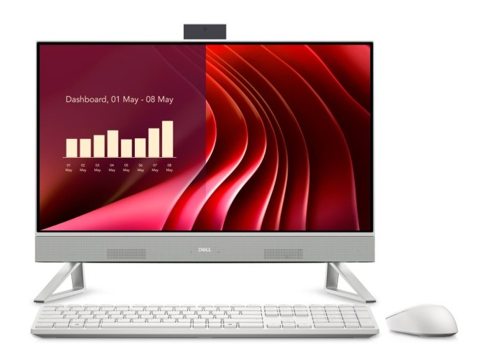 Komputer Dell 24 All-in-One EC24250 Win11Pro CORE 7-150U/ 16GB/1TB/23.8 FHD Touch/Intel Graphics/Cam/WLAN + BT/3Y ProSupport