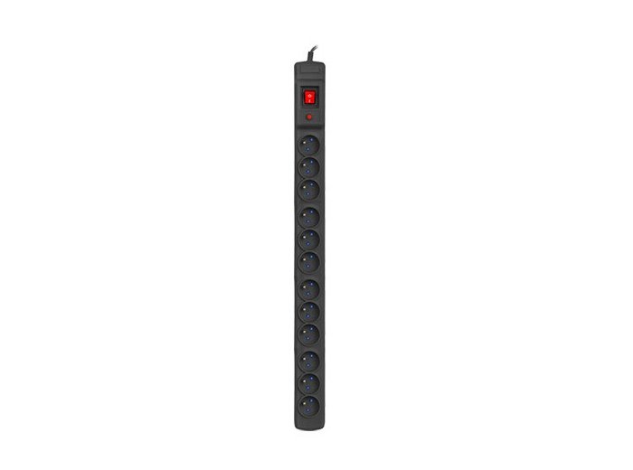Listwa zasilająca 5m multi M12 czarna M12/50/CZ