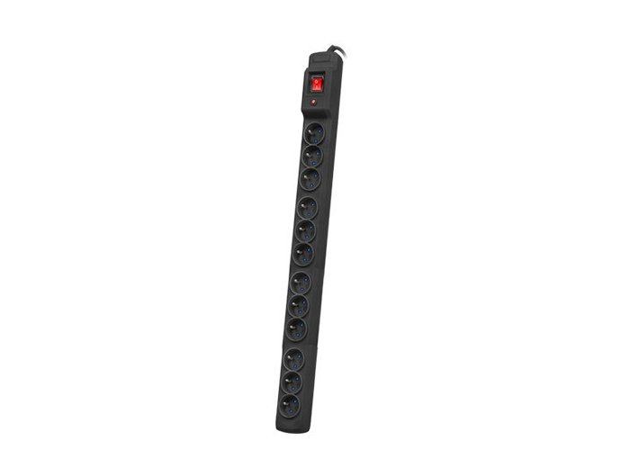 Listwa zasilająca 5m multi M12 czarna M12/50/CZ