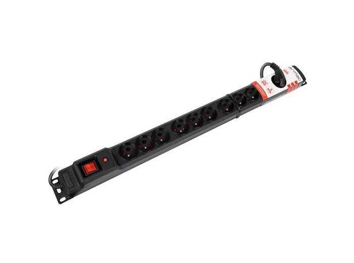 Listwa zasilająca 5m multi M12 czarna M12/50/CZ
