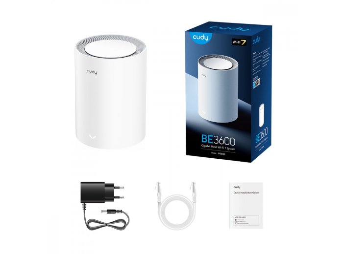 Router M3600 System WiFi Mesh BE3600 Gigabit Dual Band Wi-Fi 7 Mesh Solution 1-Pak