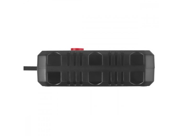 Listwa zasilająca MCE387 B 2 gniazda 3xUSB, 110-240V AC 50/60Hz 2,1A max 2500W, 1,5m czarna