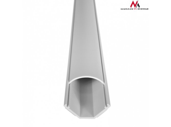 Listwa maskująca kanał kablowy 1.5m 43x23 mm Biała MCTV-575 z taśmą