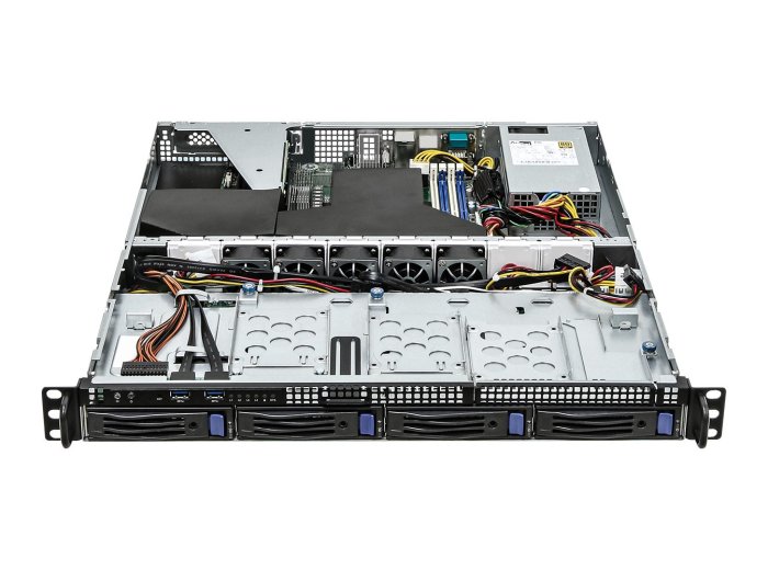 Asrock 1U4LW-X570 serwer barebone AMD X570 Socket AM4 Rack (1U)