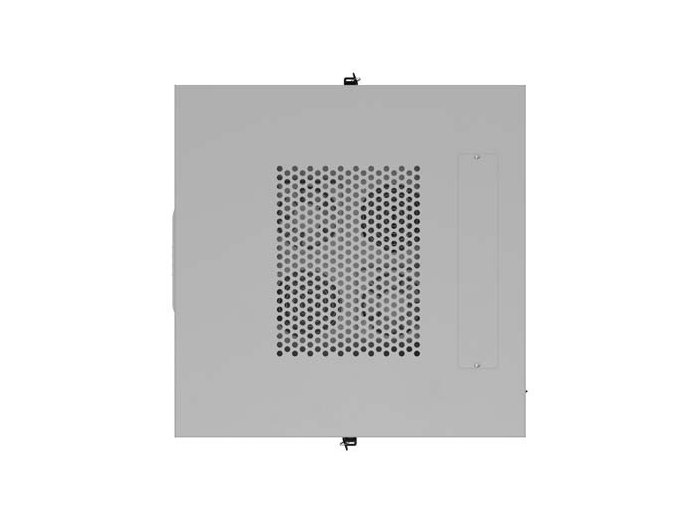 Szafa instalacyjna rack stojąca 19 cali 15U 600x600 drzwi perforowane LCD (Flat pack) szara