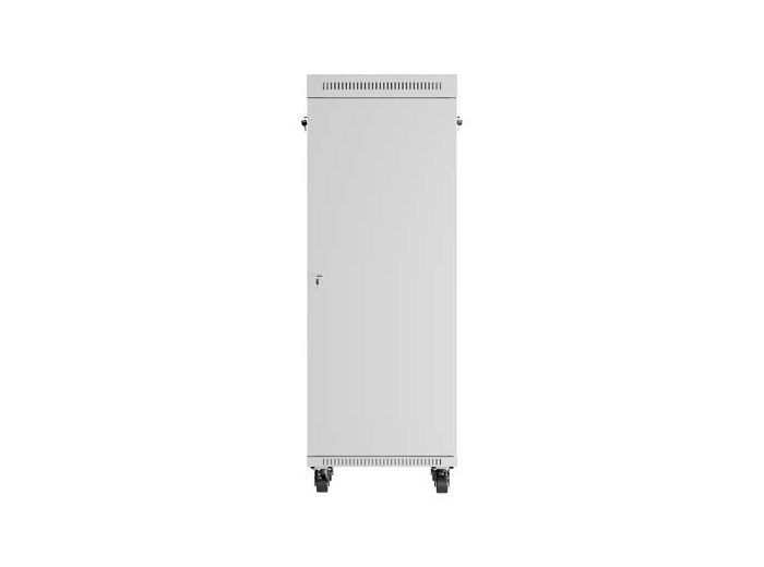 Szafa instalacyjna rack stojąca 19" 32U 600x800 szara drzwi     przeszkolne  LCD ( Flat pack)