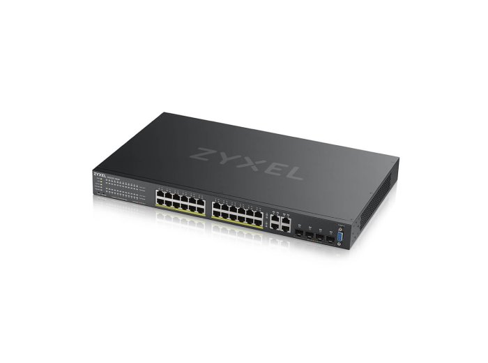 GS2220-28HP 24xGbE L2 PoE Switch GbE Uplink 1Y NCC Pro Pack LIC  GS2220-28HP-EU0101F