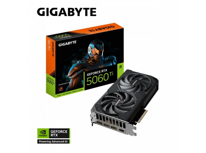 Karta graficzna GeForce RTX 5060 Ti WINDFORCE 8G 128BIT GDDR7 HDMI/3DP