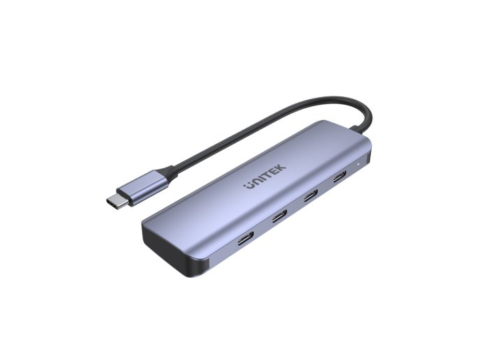 HUB USB-C 3.1; 4x USB-C; 5 Gbps; kabel 15cm; H1107K