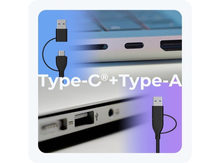 Hub IB-HUB1737-C3 7-Port USB 3.2 Gen 1 Hub, 3x USB Type-C., 4x USB Type-A