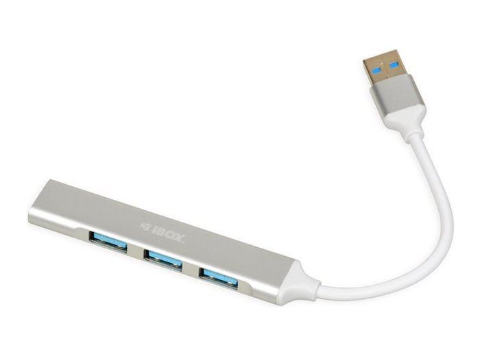 HUB I-BOX 4-PORTOWY USB3.0 + USB 2.0, SLIM
