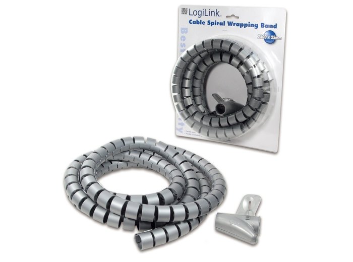 Opaska spiralna do kabli 2,5m / 25mm