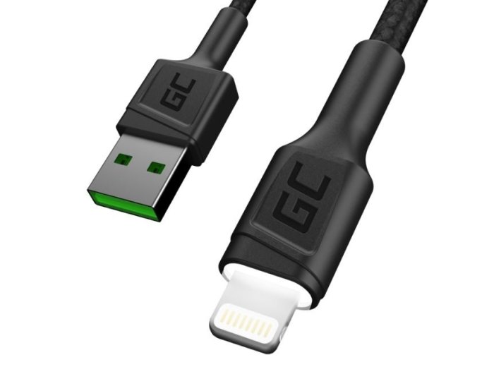 Kabel GC Ray USB - Lightning 120 cm, podświetlenie LED