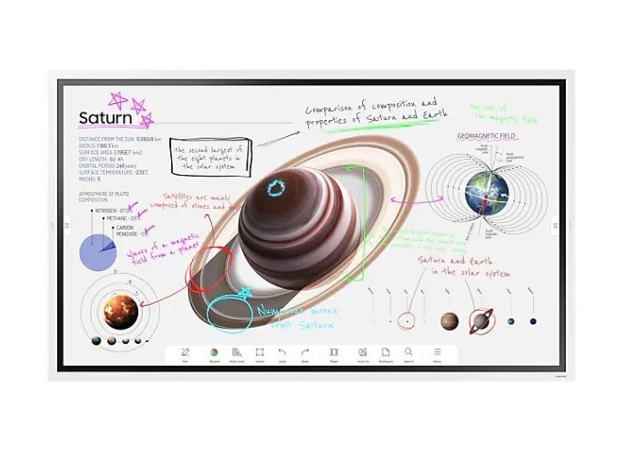 Monitor profesjonalny WM65B 65 cali Flip PRO Dotykowa 350(cd/m2) 3840x2160 (UHD) Flip App USB-C Wi-Fi/BT 3 lata On-Site (LH65WMBWBGCXEN)