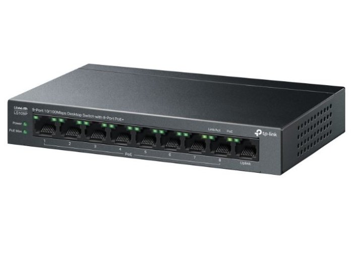 Przełącznik LS109P 9xGE PoE+