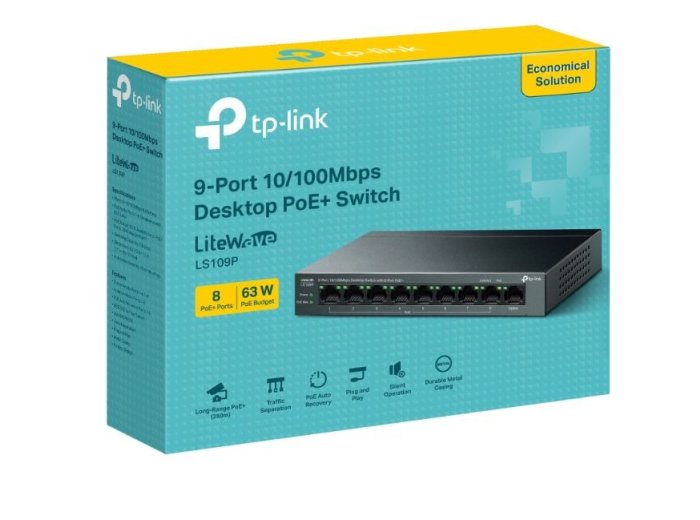 Przełącznik LS109P 9xGE PoE+