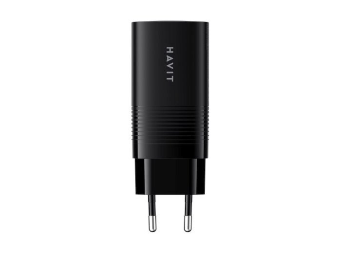 Ładowarka Havit UC20 EU USB-C+USB-C+USB-A (czarny)