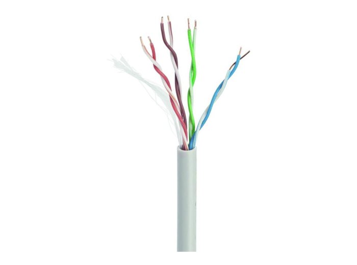 Kabel UTP GEMBIRD UPC-5004E-SOL/100 (UTP; 100m; kat. 5e; kolor szary)