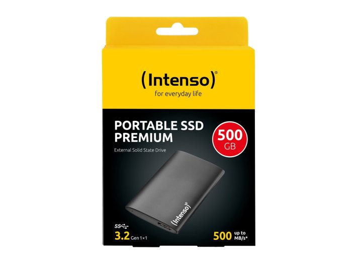 Dysk SSD USB3.2 500GB EXT./BLACK INTENSO