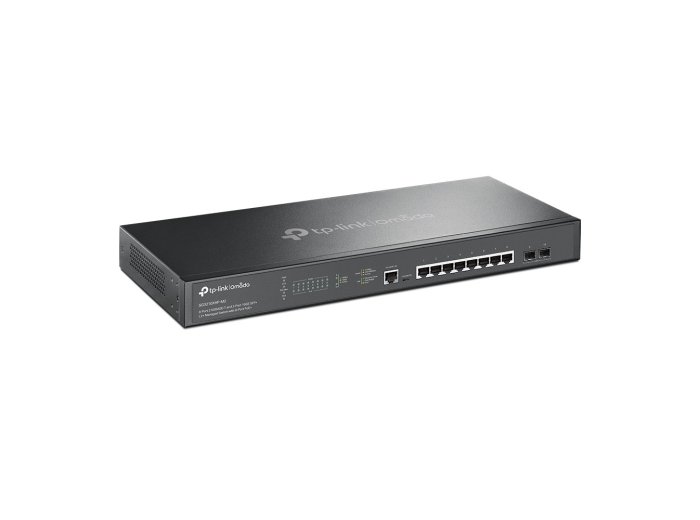 TP-Link Omada SG3210XHP-M2 przełącznik sieciowy Zarządzany L2+ 2.5G Ethernet (100/1000/2500) Obsługa PoE 1U Czarny