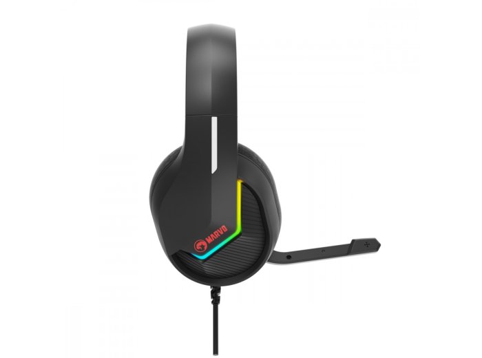 Słuchawki TACTIC 40 RGB mikrofon wired czarne