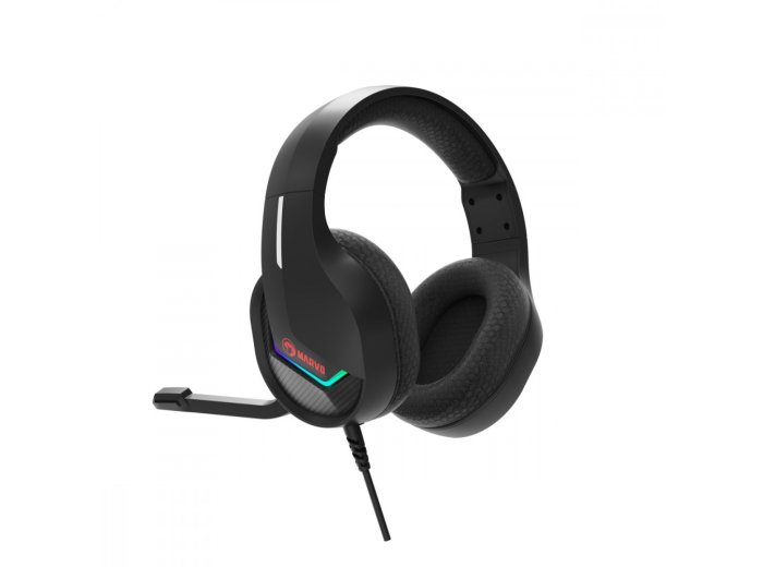 Słuchawki TACTIC 40 RGB mikrofon wired czarne